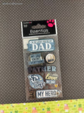 Sandylion Essentials Father's Day 3-Dimensional Sticker Pack, New/Sealed