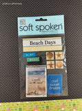 Me & My BIG Ideas Beach Days 3-Dimensional Sticker Pack, New/Sealed