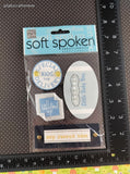 Me & My BIG Ideas Welcome Baby Boy 3-Dimensional Sticker Pack, New/Sealed