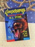 Vintage 1998 Parachute Press Printing Goosebumps Series 2000, Cry of the Cat Softcover