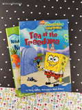 Vintage 2000's SpongeBob SquarePants Softcover Scholastic Books Set/3