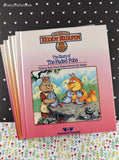 Vintage 1980's The World of Teddy Ruxpin Worlds of Wonder Hardcover Book Set/4