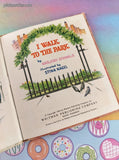 Vintage 1966 Whitman Tell-A-Tale Books, I Walk to the Park, Hardcover