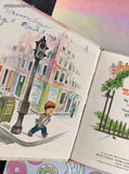 Vintage 1966 Whitman Tell-A-Tale Books, I Walk to the Park, Hardcover