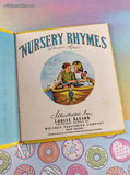 Vintage 1945 Whitman Tell-A-Tale Books, Nursery Rhymes, Hardcover