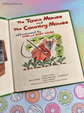 Vintage 1965 Whitman Tell-A-Tale Books, The Town Mouse and The Country Mouse, Hardcover