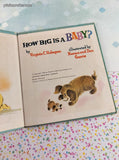Vintage 1966 Whitman Tell-A-Tale Books, How Big Is a Baby?, Hardcover