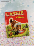 Vintage 1956 Whitman Tell-A-Tale Books, Lassie and the Kittens, Hardcover