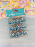 Jolee's Boutique GLITTERY Ocean Waves 3-Dimensional Sticker Pack, New/Sealed