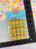 Jolee's Boutique GLITTERY Smiley Face Repeats 3-Dimensional Sticker Pack, New/Sealed