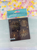 Jolee's Boutique SHINY Fireworks Gold 3-Dimensional Sticker Pack, New/Sealed
