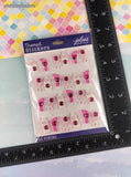 Jolee's Boutique GLITTERY Baby Girl Icons Repeats 3-Dimensional Sticker Pack, New/Sealed