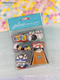 Jolee's Boutique Bowling Alley 3-Dimensional Sticker Pack, New/Sealed