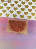 Vintage 1999 PSX #F-995 Congratulations Graduate! Wooden Block/Rubber Stamp