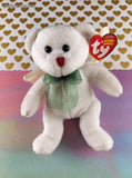 Vintage TY Beanie Baby - Hark, Angel Teddy Bear - December 24, 2007 LIKE NEW
