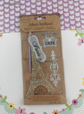 Jolee's Boutique GLITTERY Paris 3-Dimensional Sticker Pack, New/Sealed