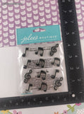 Jolee's Boutique SHINY Music Note Cabochons 3-Dimensional Sticker Pack, New/Sealed