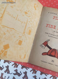 Vintage 1959 1st Printing Little Golden Book: Firemen and Fire Engines Stamps Hardcover