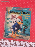 Vintage 1961 1st Printing Little Golden Book: Walt Disney's Donald Duck Private Eye Hardcover