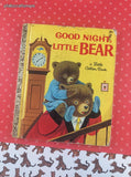 Vintage 1961 Little Golden Book: Good Night, Little Bear Hardcover