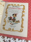Vintage 1968 Little Golden Book: Walt Disney's Pinocchio Hardcover
