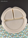 Vintage Pecoware Melamine Peter Rabbit Cottontail Family 8.25" Divided Serving Plate, Like New