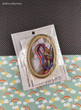 Vintage 1986 New Berlin Co. "Brothers are Special Friends" Miniature Counted Cross Stitch Kit NEW