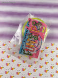 Vintage 1992 Fun Sips Neon Yellow Straws Wendy's Kids Meal Toy SEALED