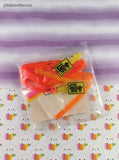 Vintage 1992 Gear Up Bicycle Accessories Handlebar Tassles Wendy's Kids Meal Toy SEALED