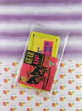 Vintage 1992 Gear Up Bicycle Accessories "Back Off" License Plate Wendy's Kids Meal Toy SEALED