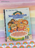 Vintage 1987 Little Golden Book: Cabbage Patch Kids Present Xavier's Birthday Surprise Hardcover