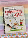 Vintage 1992 Little Golden Book: Richard Scarry's Chipmunk's ABC Hardcover