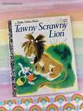 Vintage 1982 18th Printing Little Golden Book: Tawny Scrawny Lion Hardcover