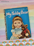 Vintage 1953 1st Printing Little Golden Book: My Teddy Bear Hardcover