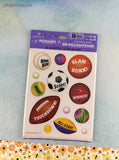 Vintage Hallmark Sports Rewards Pack/8 Sticker Sheets, NEW & Sealed