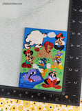 Vintage Sandylion SHINY Mickey Mouse Walt Disney Partial Sticker Sheet