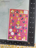 Vintage Sandylion Walt Disney's Princess Cinderella Partial Sticker Sheet
