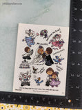 Vintage Here Comes the Bride! Suzy's Zoo Various Characters #9673 Full Sticker Sheet
