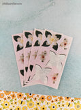 Vintage Frances Meyer RTST 636 Gardenia Wedding Cynthia Hart Stickers Sheets Set/4