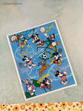 Vintage Hallmark Cards Walt Disney's Mickey Mouse Sports Rewards Sticker Sheets Set/3