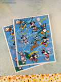 Vintage Hallmark Cards Walt Disney's Mickey Mouse Sports Rewards Sticker Sheets Set/3