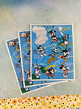 Vintage Hallmark Cards Walt Disney's Mickey Mouse Sports Rewards Sticker Sheets Set/3