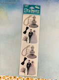 Vintage Frances Meyer FMI Wedding Wishes Stickers, 2 Sheets New & Sealed