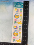 Vintage Frances Meyer FMI New Baby Shower Stickers, 2 Sheets New & Sealed