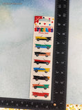 Vintage Mrs. Grossman's Stickers, SHINY Classic Convertibles, 3 Sheets New & Sealed