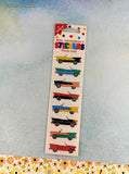 Vintage Mrs. Grossman's Stickers, SHINY Classic Convertibles, 3 Sheets New & Sealed