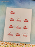 Vintage 1990's Pogs Signature Caps Premier Players Series 1 Unpunched Sheet NEW