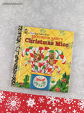 Vintage 1997 First Little Golden Book, Richard Scarry's Christmas Mice Hardcover