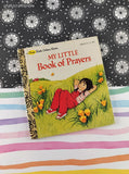 Vintage 1982 First Little Golden Book: My Little Book of Prayers Hardcover