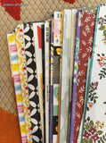 Decorative Single & Double-Sided Mix 115+ Sheets Scrapbooking Paper, Unused